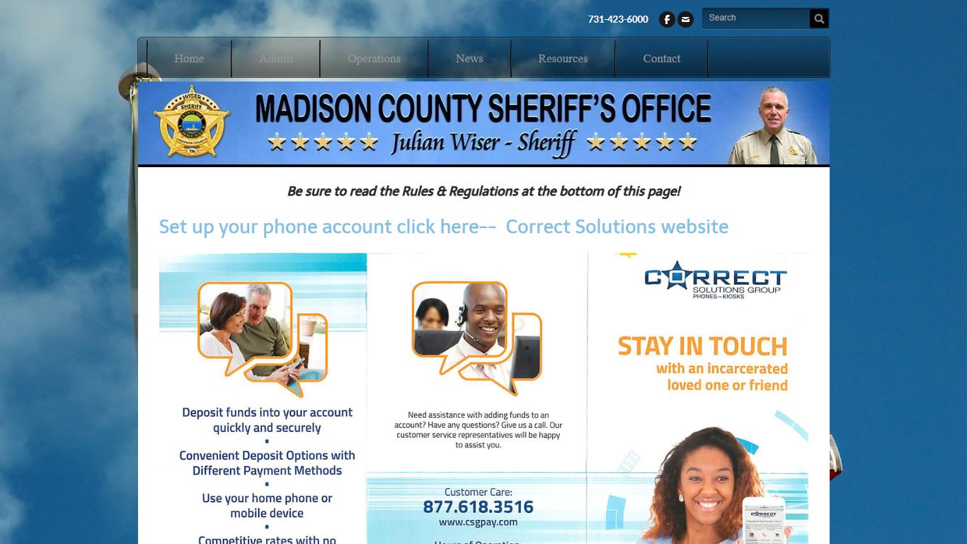 Video-Visitation - Madison County Sheriff's Office