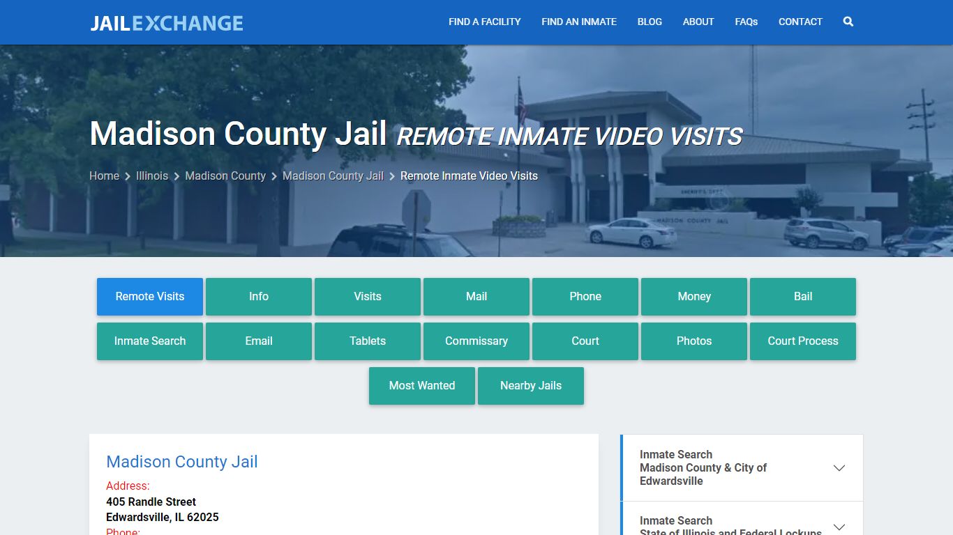 Video Visitation - Madison County Jail, IL - Jail Exchange